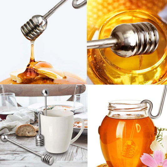 Round beads honey spoon creative honey spoon honey stirring stick